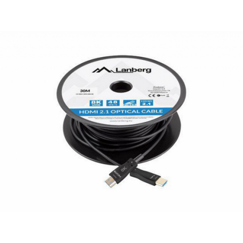 Laidas HDMI - HDMI 30m 8K (60Hz) 2.1v gold Lanberg